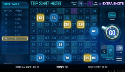 top-shot-keno winning-ticket-4-numbers