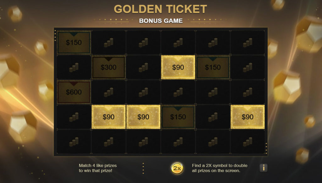 VIP_Gold Winnings_Ticket Bonus_Round Win_$90